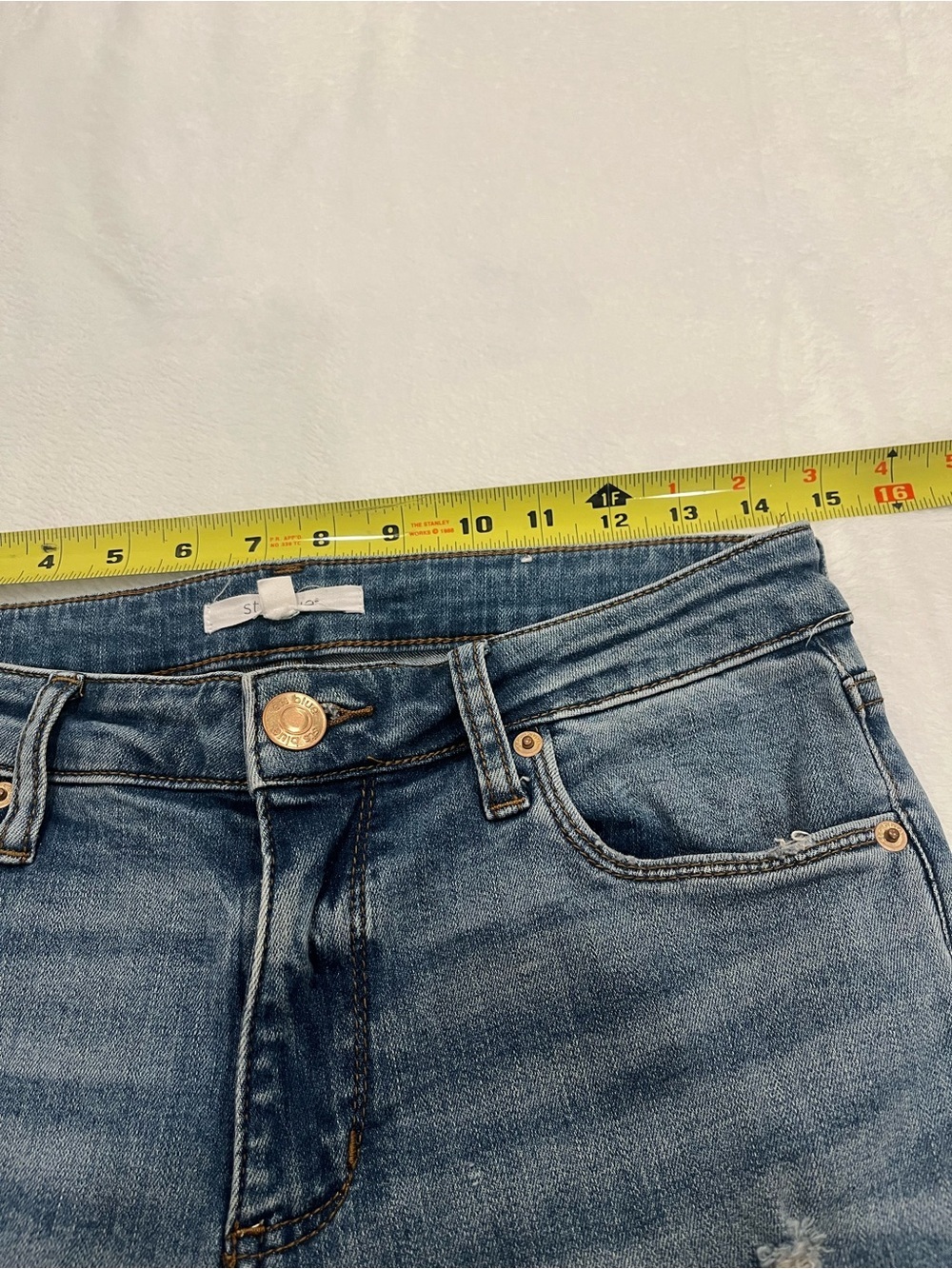 STS Blue "Riley High Rise" Distressed Jeans - Size 27 - Picture 5 of 8